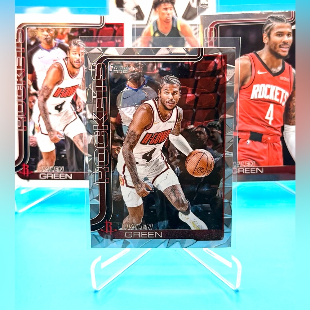 🔥JALEN GREEN LOT! 🔥Silver Diamante + Topps Insert + Rookie & Stars Rookie! 🤩 - Picture 2 of 11